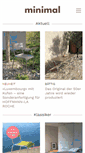 Mobile Screenshot of minimal-design.ch